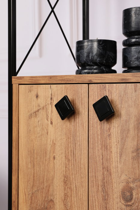 Hanah Home Tervel - Pine Estantería Industrial